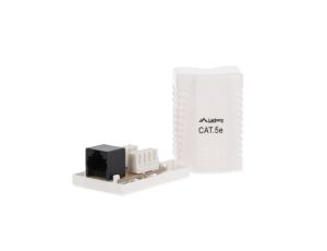Gniazdo teleinformatyczne natynkowe UTP 1xRJ45 kat.5e OU5-0001-W