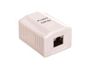 Gniazdo teleinformatyczne natynkowe FTP 1xRJ45 kat.5e OS5-0001-W