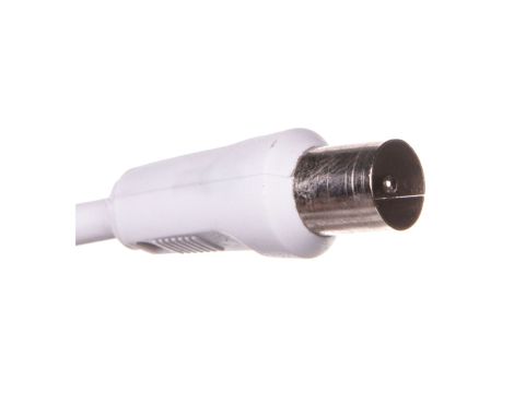 Przewód antenowy IEC 15m biały 11515