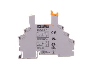 Gniazdo 6,2 mm z zaciskami push-in RIF-0-BPT/21 do 12 i 24 V DC przekaźnika z serii REL-MR 1P lub OPT 2900958