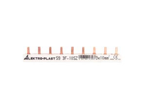 Szyna prądowa typu PIN 3P 10mm2 63A 9 pinów IZS10/3F/9 45.219