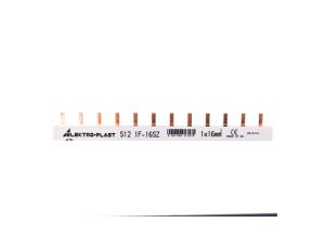 Szyna prądowa typu PIN 1P 16mm2 100A 12 pinów IZS16/1F/12 45.236