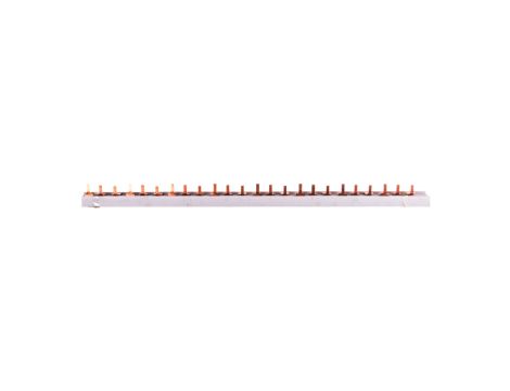 Szyna prądowa typu PIN 3P 16mm2 100A 24 piny, dzielona izolacja IZS16/3F/24/D 45.286