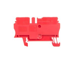 Złączka szynowa przelotowa 2-przewodowa 2,5mm2 czerwona ATEX ZDU 2.5 RT 1683260000