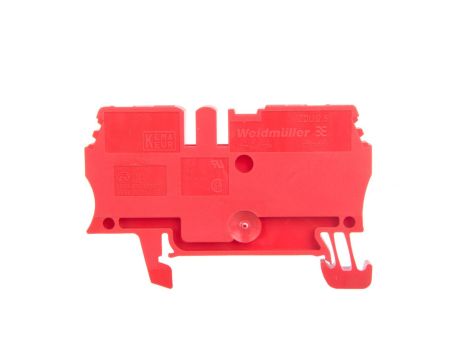 Złączka szynowa przelotowa 2-przewodowa 2,5mm2 czerwona ATEX ZDU 2.5 RT 1683260000