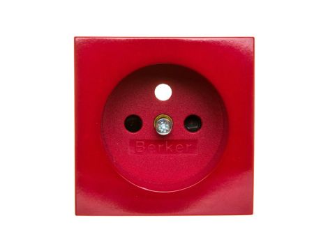 S.1/B.3/B.7 Płytka czołowa gniazda z/u z przesłonami czerwony połysk 3965768962