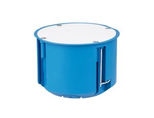 Puszka inst. do pustych ścian z pokrywą łączona 80 niebieska PV80 32087203