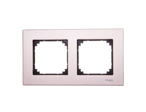 Merten M-Elegance Ramka podwójna metalowa tytan MTN403205
