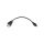 Przewód adapter USB 2.0 High-Speed USB-A - miniUSB-B(5pin) 0,2m 50291