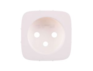 VALENA ALLURE Plakietka gniazda pojedynczego 2p+z biały 755305