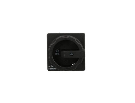 Rozłącznik główny 3P 32A 11.5kW AC23A 400V montaż tablicowy pokrętło czarne otwór centralny 22.5 mm 3LD2254-0TK51