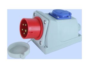 Wtyczka stała 32A 3P+N+Z 400V czerwona IP44 KOMBI WSC 32 5 922045