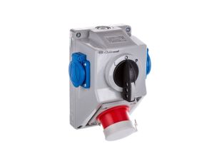 Zestaw C16-48.2N przełącznik L-0-P + wtyk 16A 3P+N+Z/2x16A 2P+Z IP44 971652