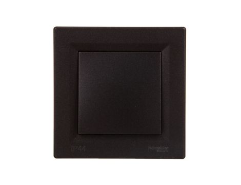 ASFORA Łącznik 1-biegunowy IP44 z ramką antracyt EPH0100271