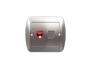 Simon Akord Gniazdo komputerowe pojedyncze RJ45 kat.5e satyna metalizowana AF51/29