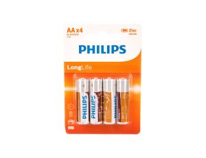 Bateria cynkowo-węglowa R6 / AA 1,5V LongLife R6L4B/10 /blister 4szt./