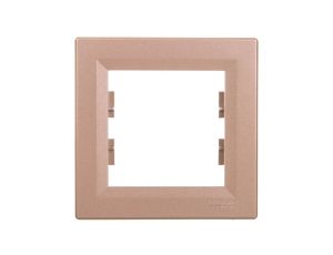 ASFORA Ramka 1-krotna brąz EPH5800169