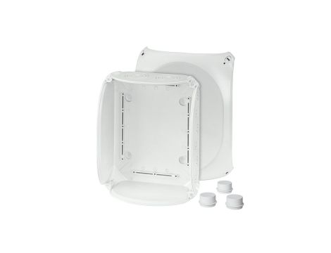 Puszka odgałęźna 255x205x112 bez zacisków IP66 szara DK 2500 GZ 62000161