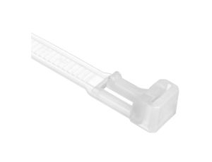 Opaska kablowa otwierana wielokrotnie 250x7,5mm biała BMWB5252E /100szt./