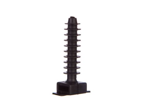 Kołek montażowy płaski czarny do opasek F=8mm BMKN5458AE /100szt./