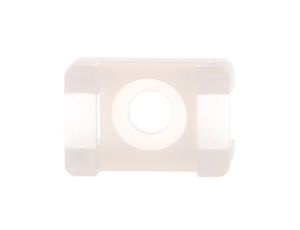 Uchwyt siodełkowy do opasek kablowych biały 4,8mm 9,5x15mm F=3,5mm BMSB5498E /100szt./