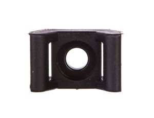 Uchwyt siodełkowy do opasek kablowych czarny 9mm 14,6x22,5mm F=11mm BMSN5497E /100szt./