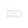 Uchwyt oczkowy biały F=5mm do opasek kablowych max. 4,8mm BMB5460E /100szt./