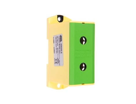 Złączka szynowa 1-torowa 35-240mm2 żółto-zielona EURO OTL 240 1xAl/Cu 606240 E