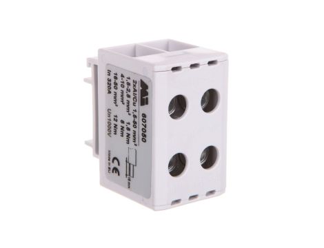 Złączka szynowa 2-torowa 1,5-50mm2 szara EURO multiOTL 50 2xAl/Cu 607050