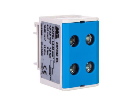 Złączka szynowa 2-torowa 1,5-50mm2 szaro-niebieska EURO multiOTL 50 2xAl/Cu 607050 BL 607050BL