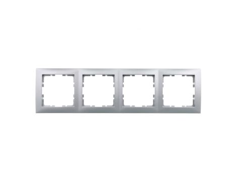 Berker B.Kwadrat Ramka poczwórna aluminium 5310148994