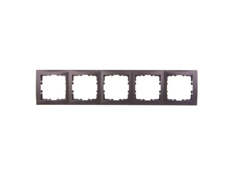 Berker B.Kwadrat Ramka pięciokrotna antracyt 5310158996