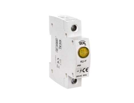Lampka modułowa 1-fazowa żółta LED KLI-Y 230V AC 23322