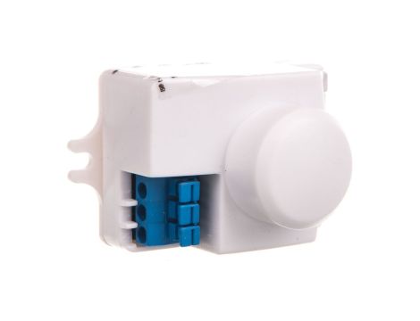 Czujnik ruchu ROLF MINI JQ-L mikrofalowy 1200 VA nadbudowywany zasięg do 10m 360st. 140st. 2–2000 lx IP20 biały 08822