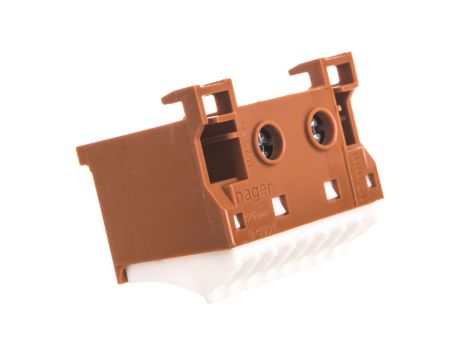 Blok samozacisków 63A QC brązowy 10 przyłączy 33x45x45mm KN10P