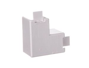 Narożnik do kanałów kablowych płaskiAP 15x17 biały /2szt/ ECAP1517B