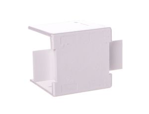 Łącznik prosty do kanałów kablowych GU 25x25 biały /2szt/ ECGU2525B