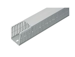 Korytko grzebieniowe samogasnące bezhalogenowe 25x60 szare z pokrywą /2m/ ECSH2560 /opak. 70/