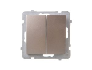 AS Łącznik świecznikowy satyna light ŁP-2G/m/45