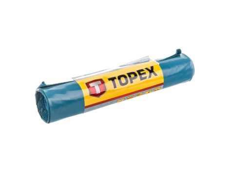 Worki na ciężkie odpady 80 L błękitne super mocne wymiary 60x90cm - grubość 100 mic folia LDPE 23B257 /5szt./