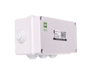 INDUSTRIAL Puszka hermetyczna n/t 156x95x68 z 8 dławnicami IP55 szara 2705-02