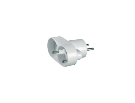 Rozgałeźnik wtyczkowy 2x2P+Z biały R-270