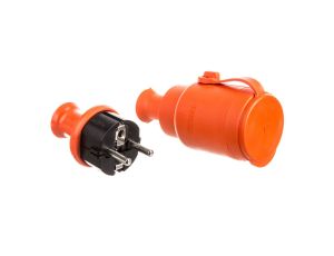 Zestaw przełączeniowy (gniazdo GN-H2+wtyczka WT-40H) IP44 pomarańczowy ZP-H2