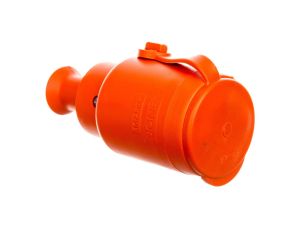 Gniazdo przenośne b/u 16A 250V IP44 pomarańczowe GN-H1