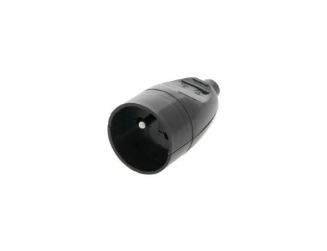 Gniazdo przenośne z/u 16A 2P+Z 250V czarne GN-171