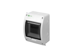 Rozdzielnica modułowa Elegant 1x5 natynkowa IP40 biały/dymny 2401-01