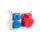 Rozdzielnica budowlana RS-3 2x2P+Z, 32A/5P, IP44 6203-01