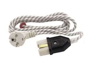 Przewód przyłączeniowy 2m z nasadką NZU-1 /do pracy na gorąco/ bawełniany PPN/ 2m