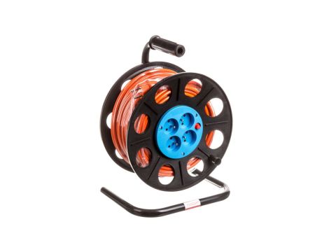 Przedłużacz bębnowy 40m H05VV-F 3x1,5 4xGS /+ termik/ pomarańczowy PS-B2 T