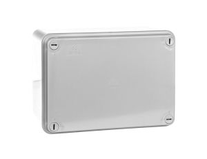 Puszka natynkowa samogasnąca gładka z pokrywą 960 stopni C seria 415A IP56 155x110x70 czerwono-szara EC416C5A /opak. 42/